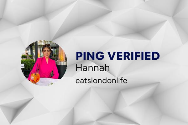 Ping Verified - Hannah 