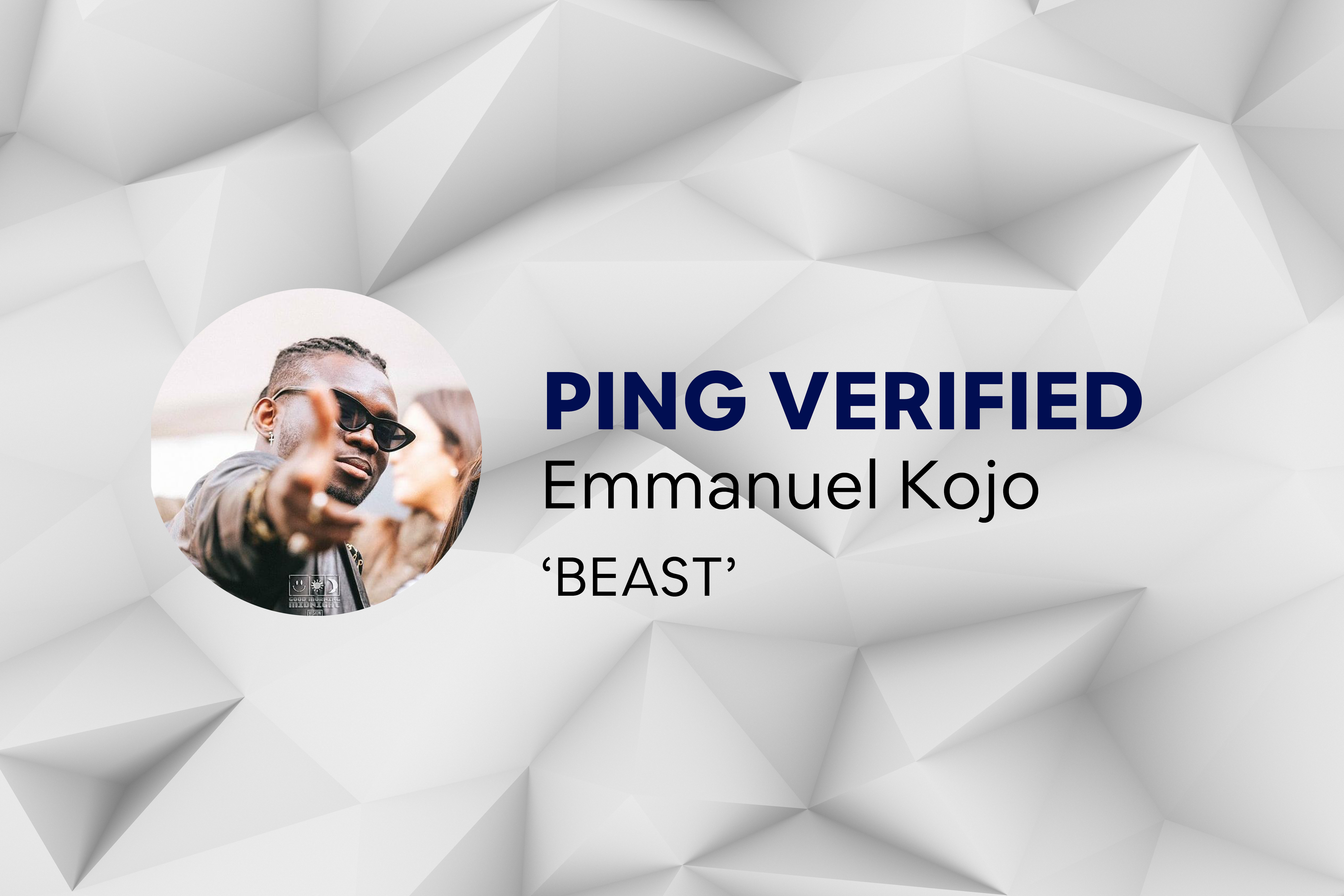 Ping Verified - Emmanuel Kojo Header Image