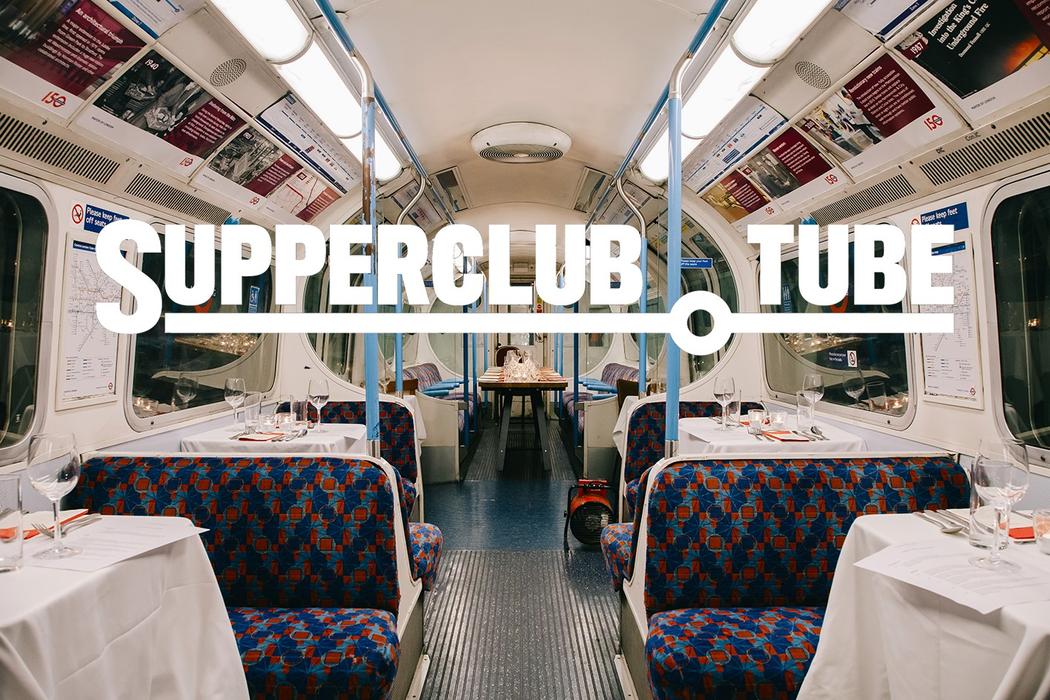 Image 6 from supperclub.tube - Dining on a Tube Train's image gallery'