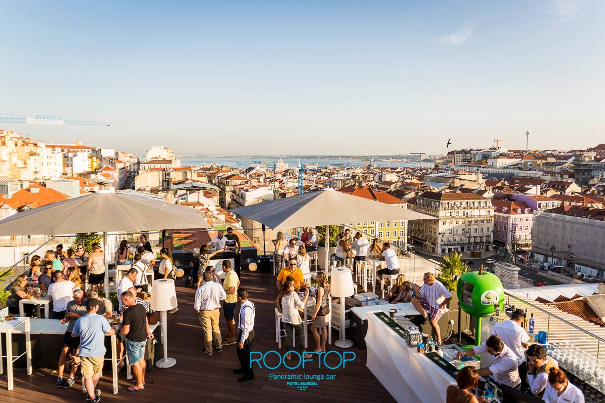 Rooftop Bar Hotel Mundial Lisbon Ping Culture