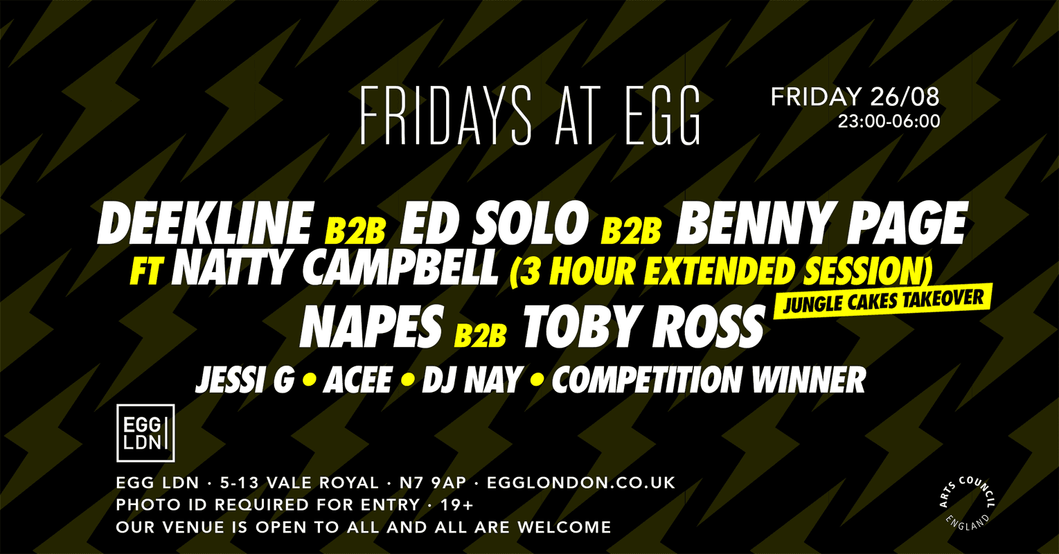 Fridays at EGG X Jungle Cakes Take Over's event image