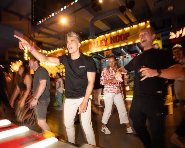 Rayer and Adam Houghten enjoying the Pingfluence event