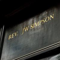 Reverend J W Simpson's logo