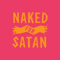 Naked For Satan's logo